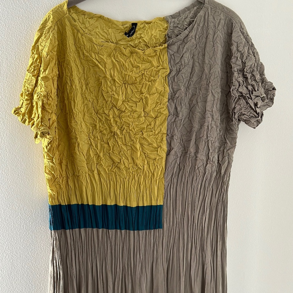 Color-block Midi Dress